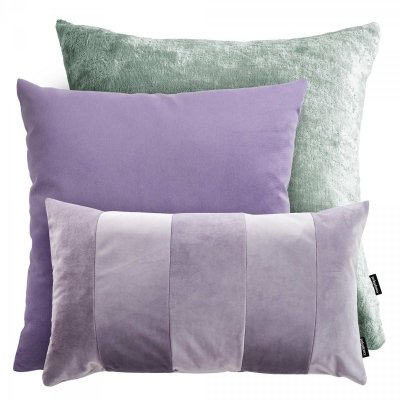 Purple-Mint Pillow Set Bergen