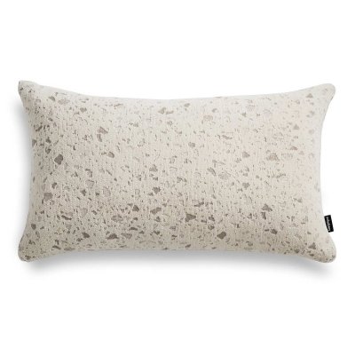 Calm White Decorative Cushion 50x30