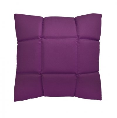 Trix duża poduszka dekoracyjna 50x50 cm. ciemny fiolet MOODI