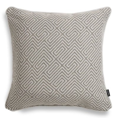 Mosaica beżowa poduszka dekoracyjna 45x45