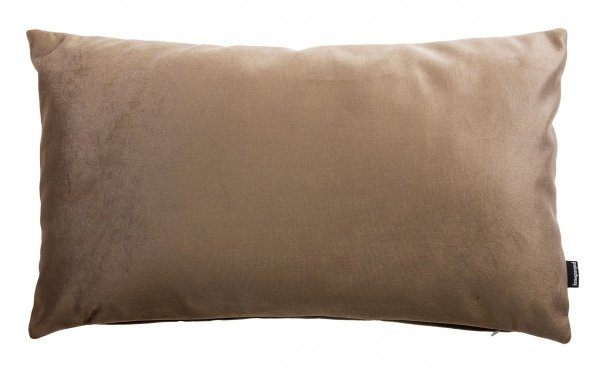Velvet beżowa poduszka dekoracyjna 50x30