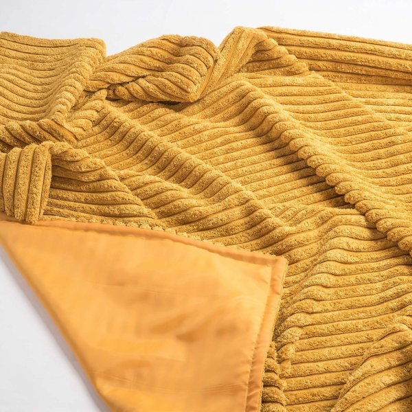 Gelbe Tagesdecke 220x140 Cord