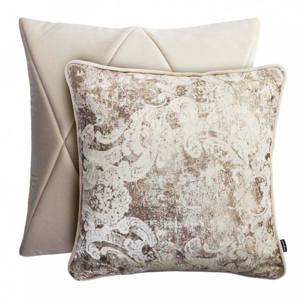 Cream Decorative Pillow Set Touch+Gold