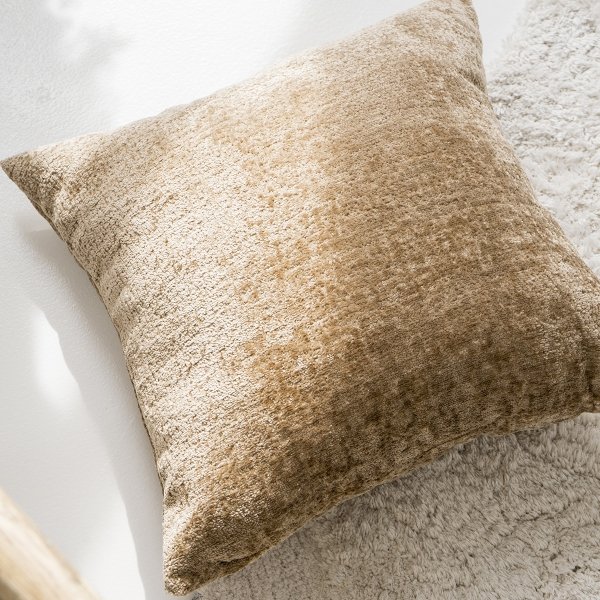 Bergen large beige decorative cushion 50x50