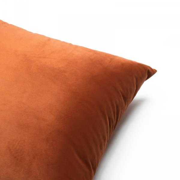 Velvet ruda poduszka dekoracyjna 50x30