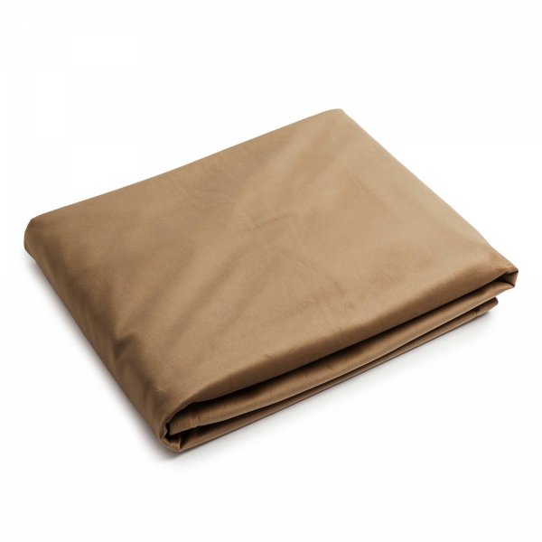 Beige Bedspread 220x140 Velvet