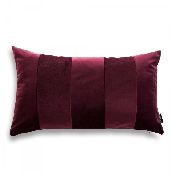 Stripes Burgundy Decorative Pillow 50x30 ZERO WASTE