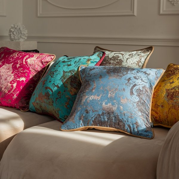 Mint-Beige Decorative Pillow Gold 40x40