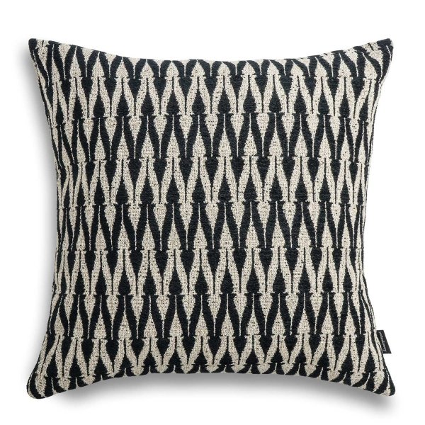 Nava Black Decorative Pillow 45x45