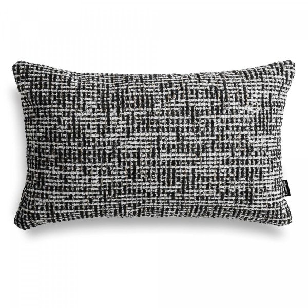 Teli Black-Gray Decorative Pillow 50x30