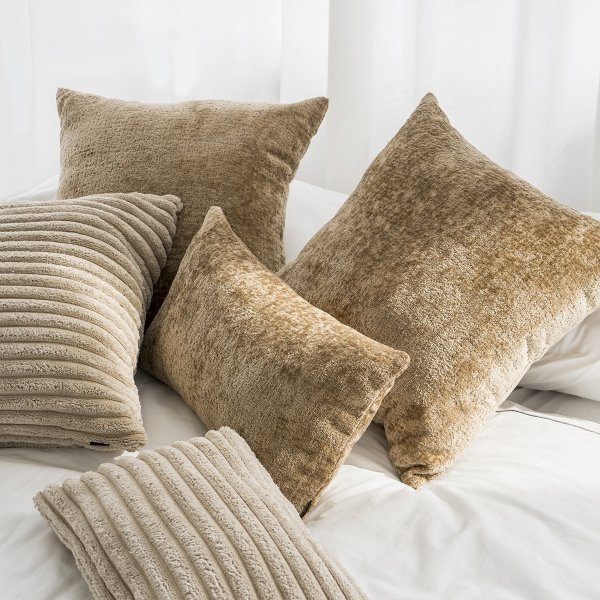 Cord Beige Decorative Pillow 50x50