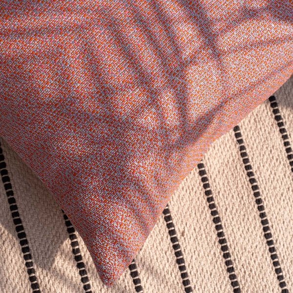 Orange-Blue Barbados Garden Pillow 45x45