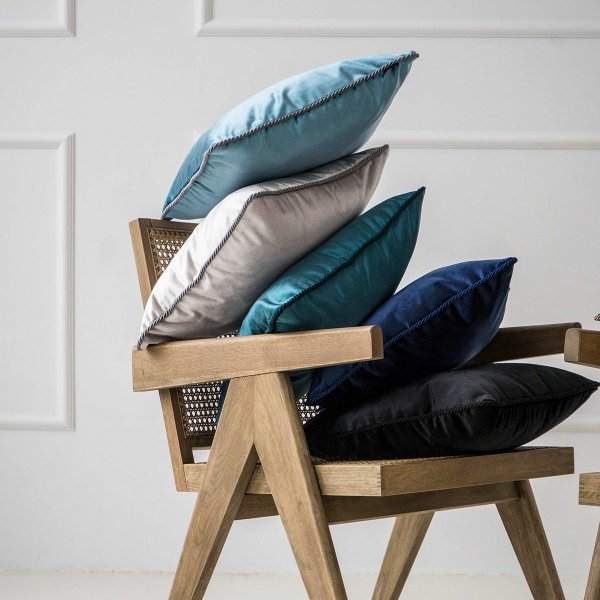 Navy Blue Decorative Pillow Glamour