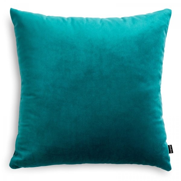 Velvet sea-green decorative cushion 45x45