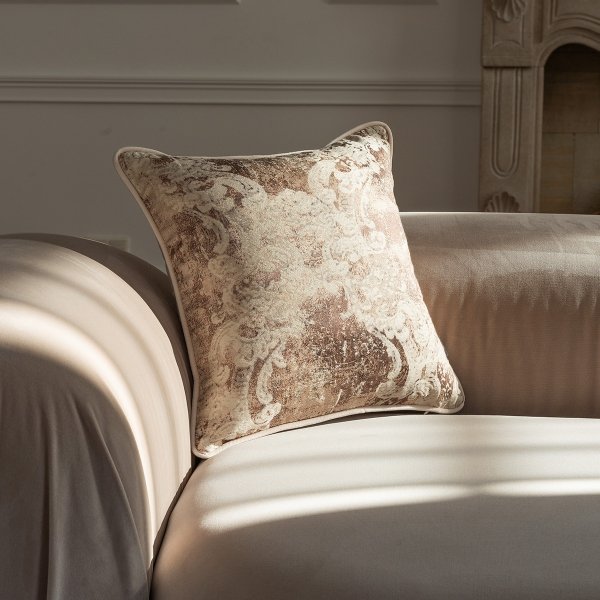 Cream Decorative Pillow Set Touch+Gold