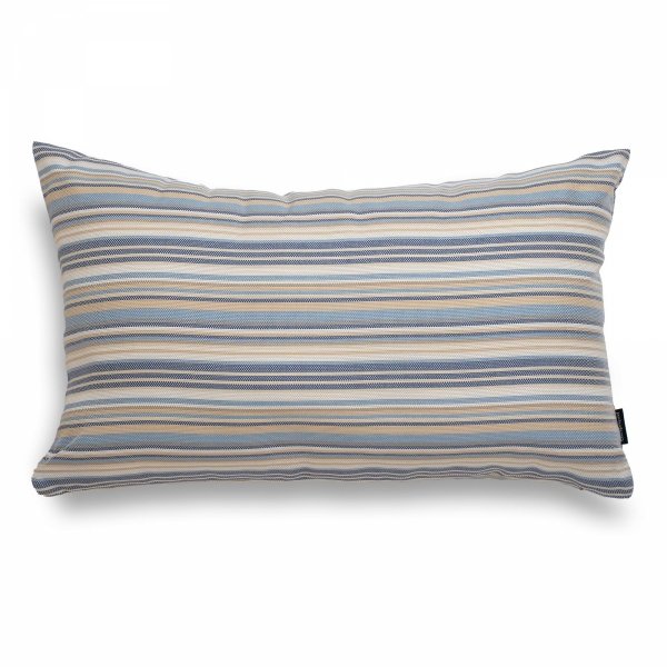 Beige Striped Garden Cushion 50x30