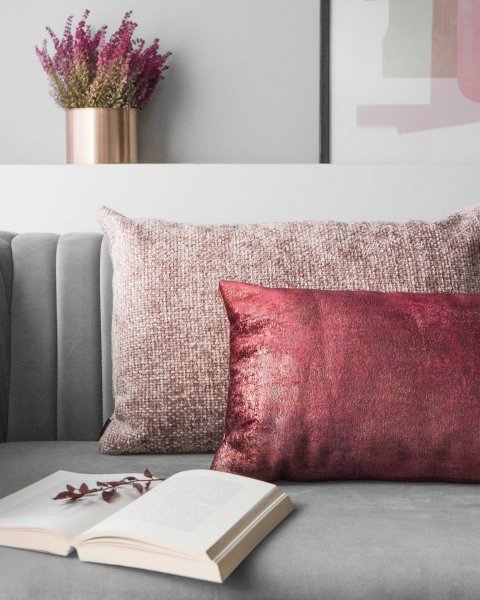 Coco różowa poduszka dekoracyjna 60x40
