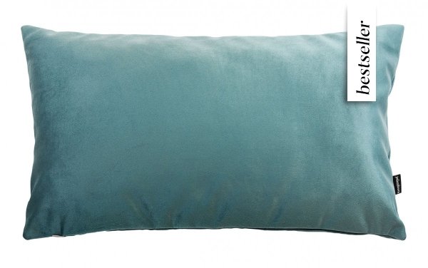 Velvet miętowa poduszka dekoracyjna 50x30