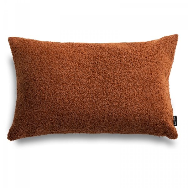 Cozy ruda poduszka dekoracyjna boucle 60x40