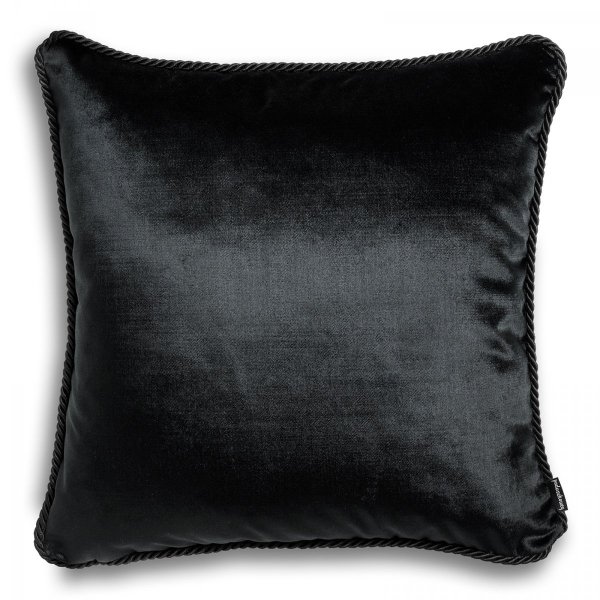Czarny zestaw poduszek dekoracyjnych Velvet + Glamour