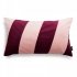 Stripes vínově růžový dekorativní polštář 50x30