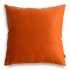 Pram Orange Velvet Decorative Cushion 45x45 cm