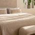 Geneva Black Bedroom Set: 2 Pillows + Bedspread