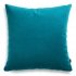Pram Turquoise Velour Decorative Pillow 45x45 cm