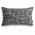 Teli Black-Gray Decorative Pillow 50x30