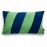 Stripes Green-Navy Decorative Cushion 50x30
