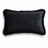 Black Decorative Cushion 50x30 Tisimi