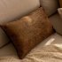 Stone brown decorative pillow 50x30