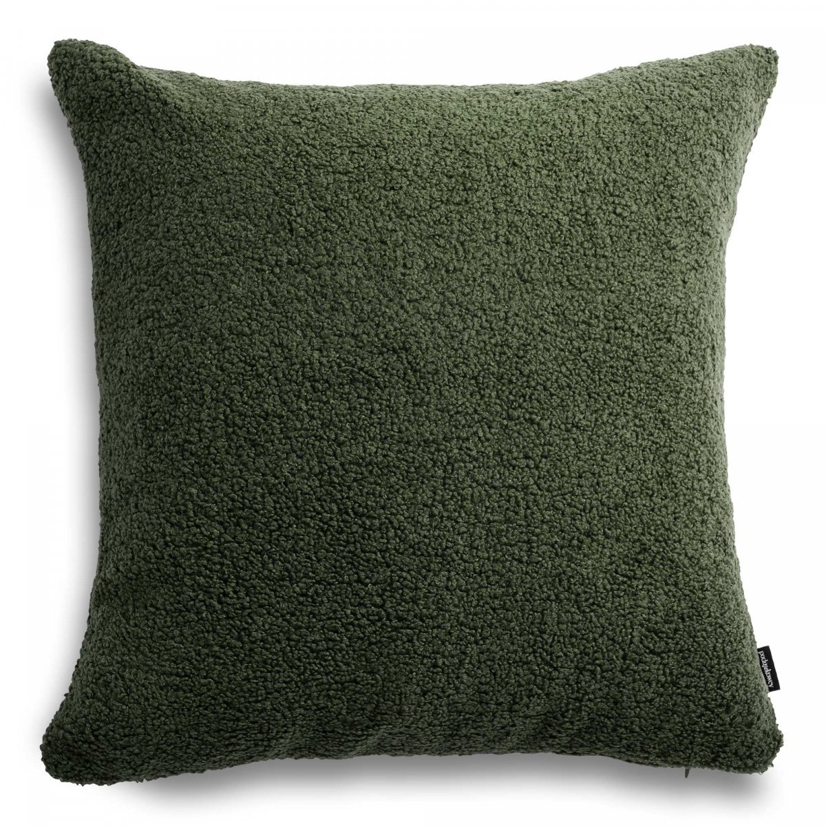 Cozy Large Green Boucle Decorative Cushion 50x50