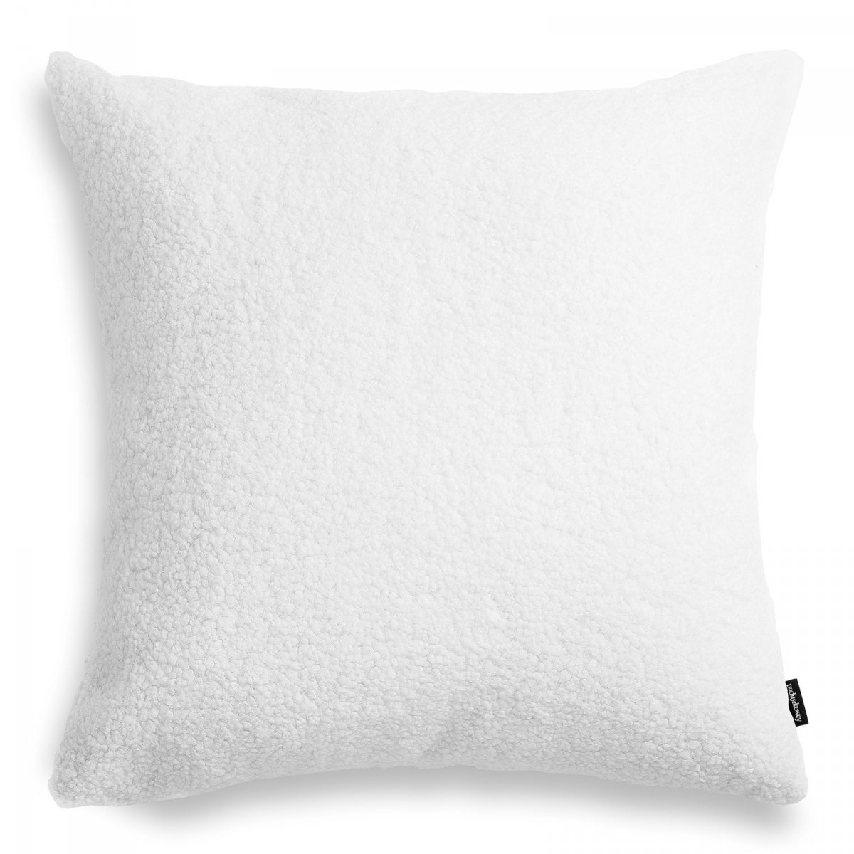 Cozy Large White Boucle Decorative Cushion 50x50