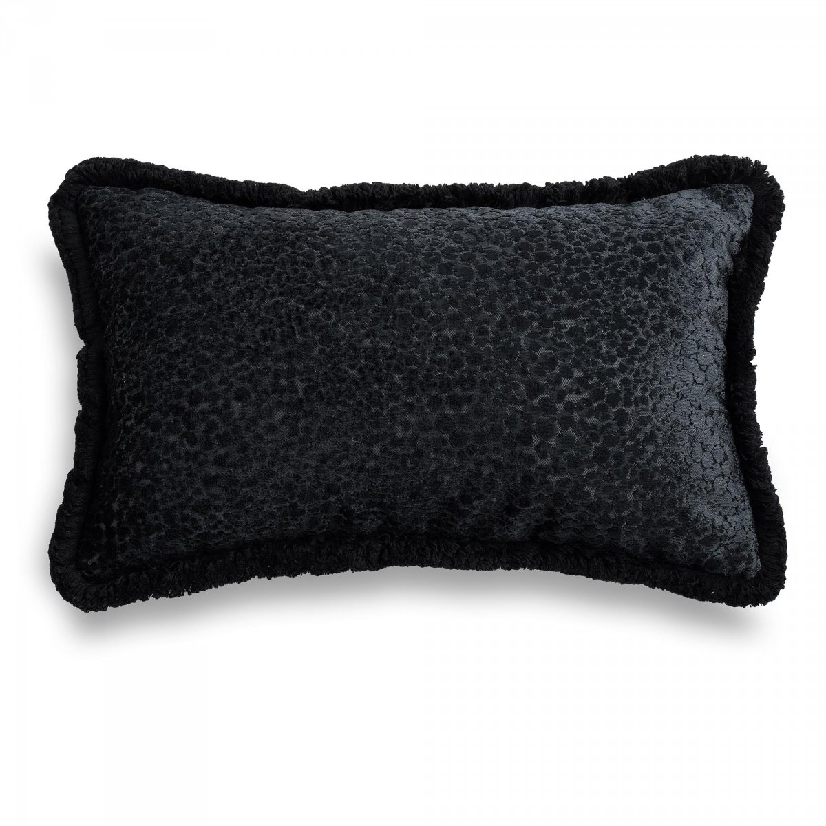 Black Decorative Cushion 50x30 Tisimi