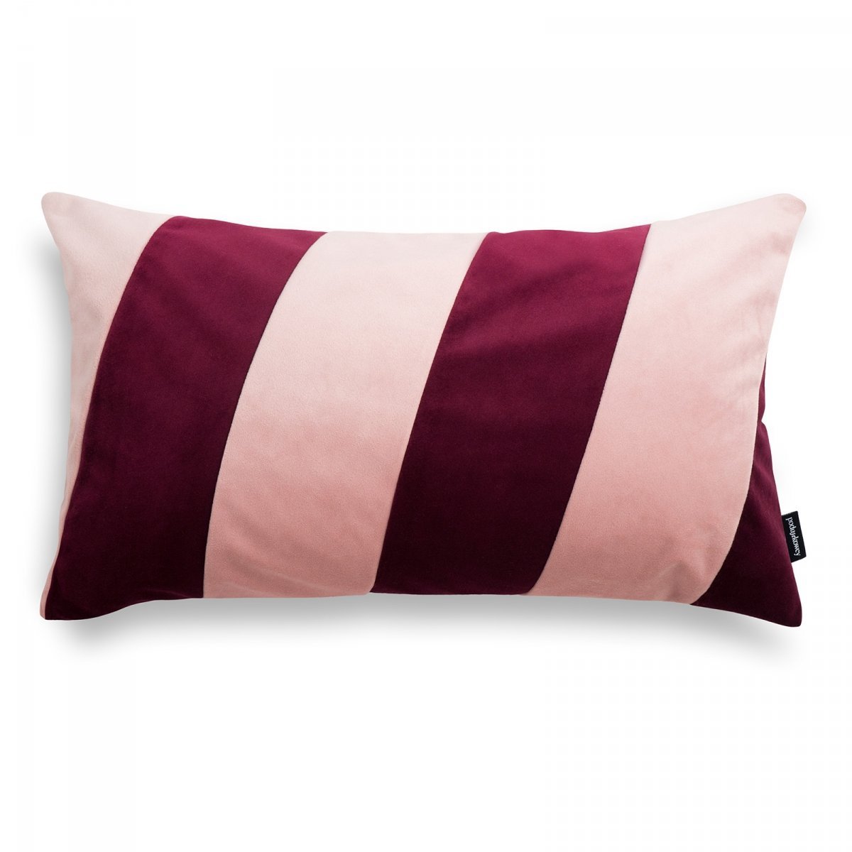 Stripes Burgundy Pink Decorative Pillow 50x30