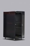TOTEN Szafa RACK 19 stojąca G3 27U 600x800mm, drzwi perforowane, czarna