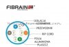 FIBRAIN DATA Quick kat.6 U/FTP 450Mhz, drut, LSZH niebieski