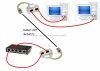 Rozdzielacz portu RJ45 ekranowany 2xLAN 10/100 