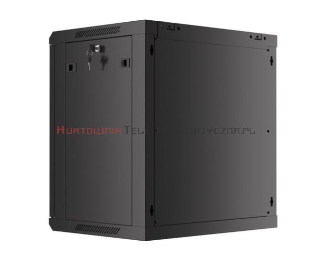 Lanberg Szafa RACK 19&quot; wisząca 12U, 600, szybki montaż, czarna