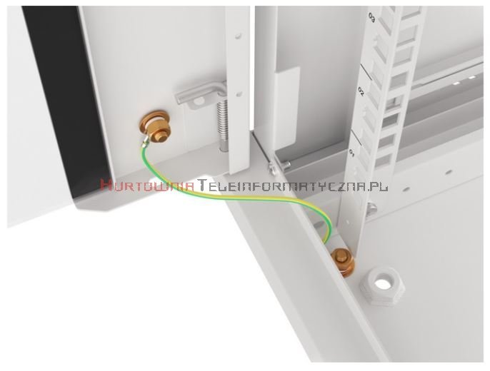 Lanberg Szafa RACK 19&quot; wisząca 12U, 600, otwory montażowe na nogi, szara