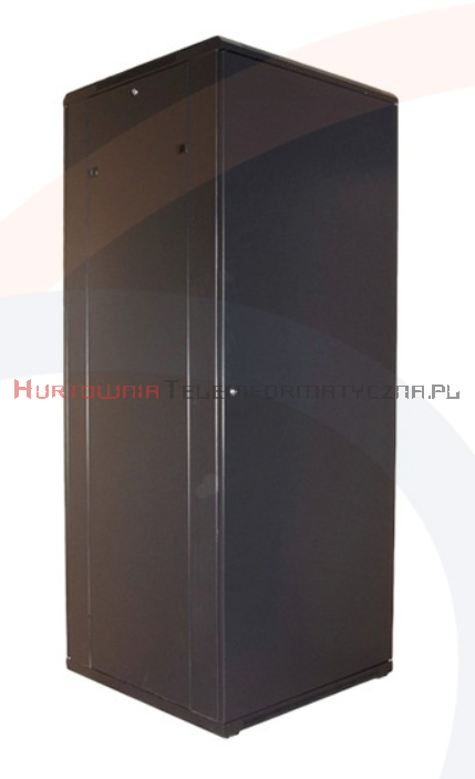 IP-TIME Szafa RACK 19" stojąca 47U 800x800mm, drzwi blacha/szkło, czarna