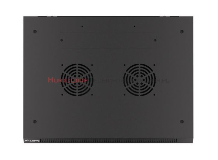 Lanberg Szafa RACK 19&quot; wisząca 9U, 450, otwory montażowe na nogi, czarna