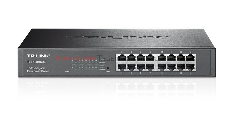 TP-LINK SG1016DE Easy Smart Switch 16-port Gigabit Ethernet, desktop, RACK 19&quot;