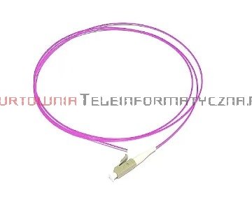 Pigtail MM OM4 50/125, złącze LC/UPC, 1m 