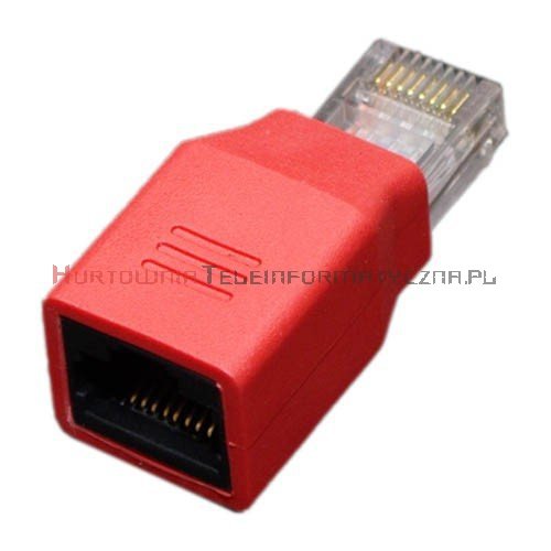Adapter CROSSOVER łącznik RJ45 UTP M/F