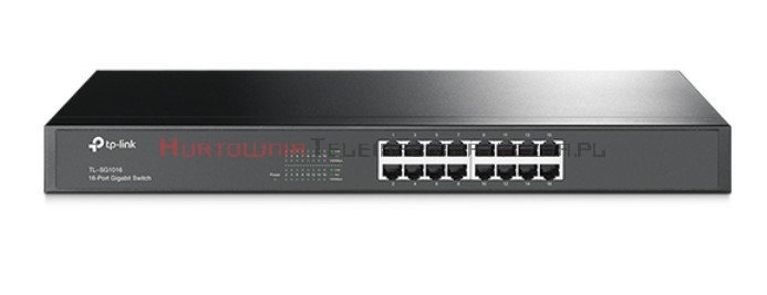 TP-LINK SG1016 Switch 16-port Gigabit Ethernet, desktop, RACK 19&quot;