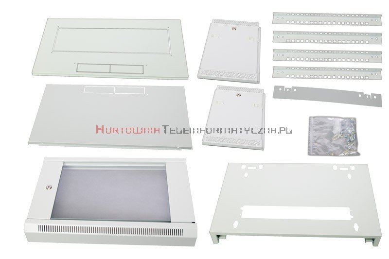 EXCEL Szafa 19&quot; wisząca 21U 600 szara