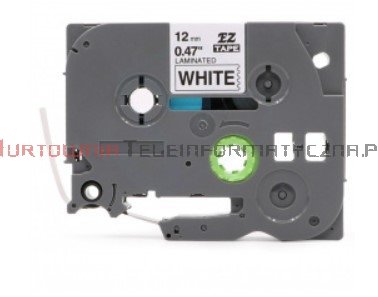 Zamiennik BROTHER Taśma 12mm/8m Czarno/Biała