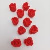 Cukrowe MINI RÓŻE różyczki czerwone 10szt 